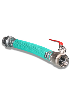 Connection set 2 1/2" galv for pump/mixing tank(w/ball-valve